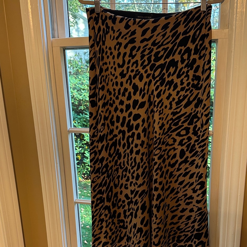 Banana Republic Zebra Print Skirt
